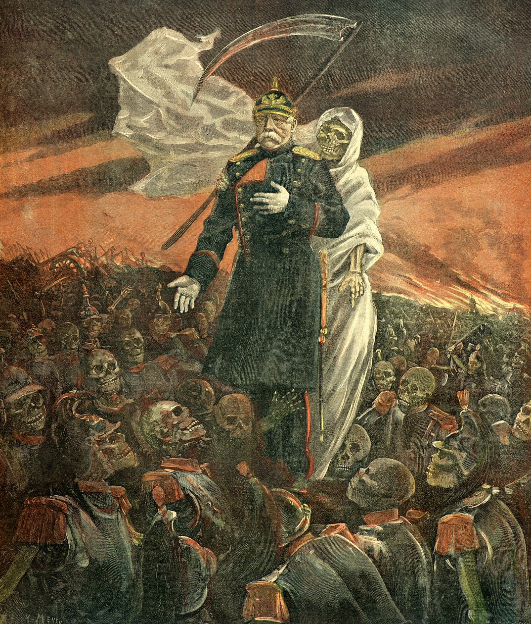 Portrét Bismarcka od Henri Meyer