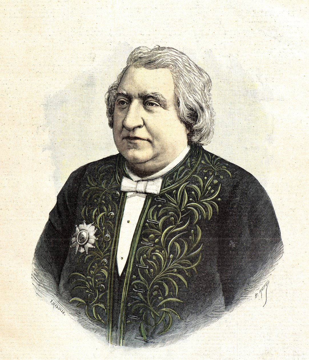 Portrét Ernesta Renana od Henri Meyer