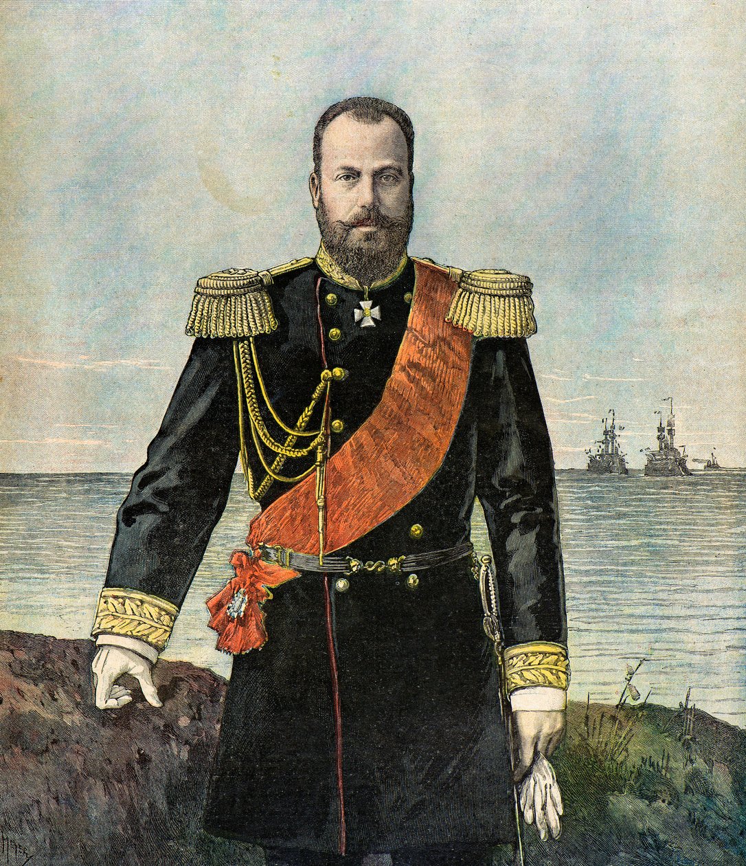 Portrét ruského velkoknížete Alexeje Alexandroviče od Henri Meyer