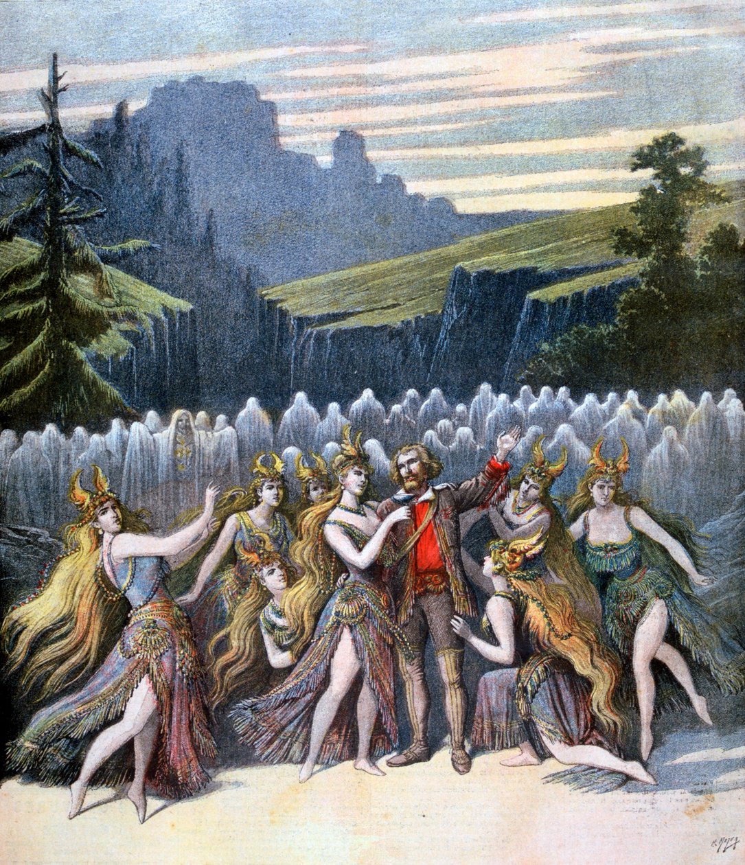 Odpočívej v pokoji, představení v Théâtre de la Gaîté, 1894 od Henri Meyer