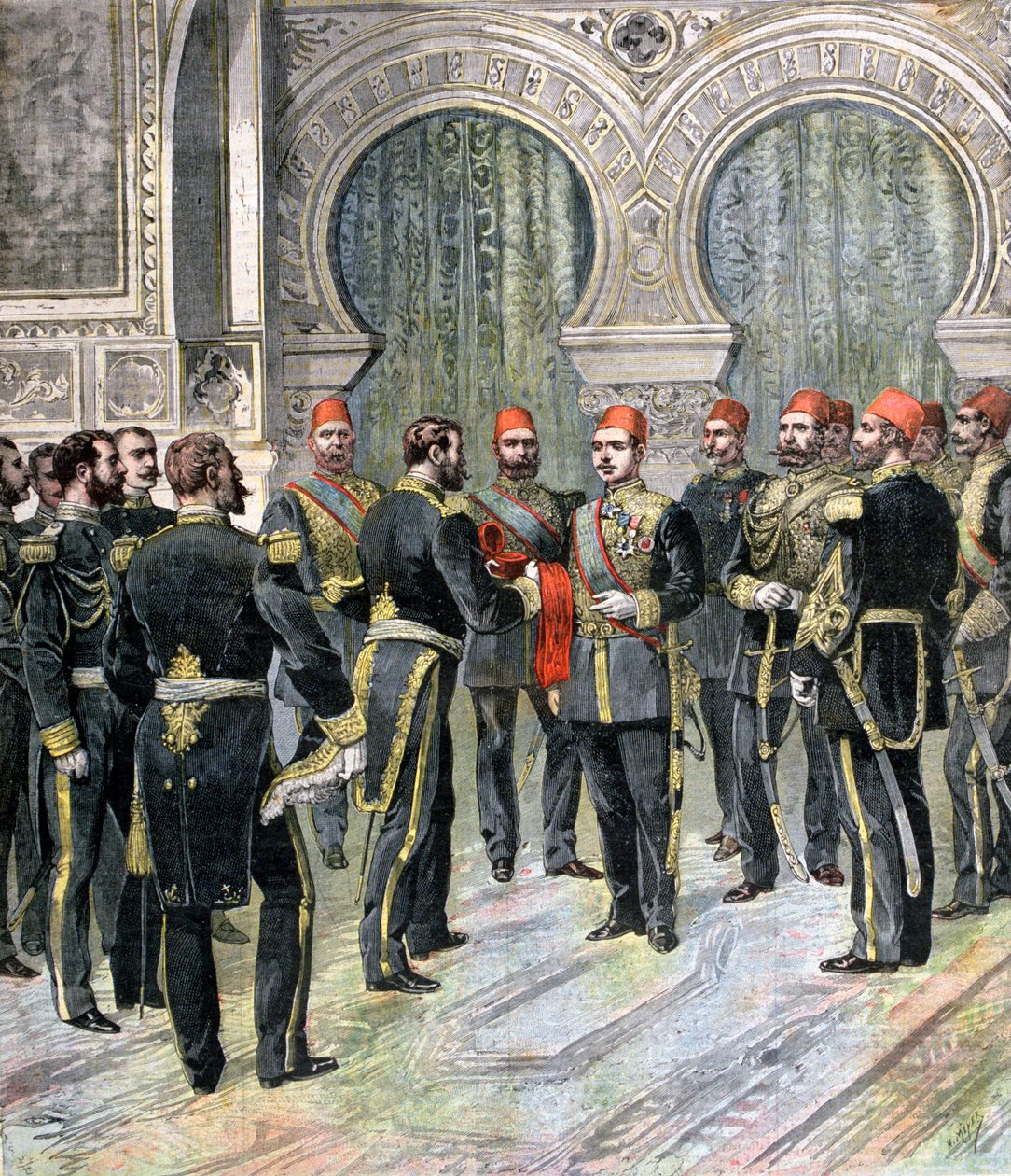 Návrat Velkého kordonu Čestné legie do Nového Egypta, 1892 od Henri Meyer