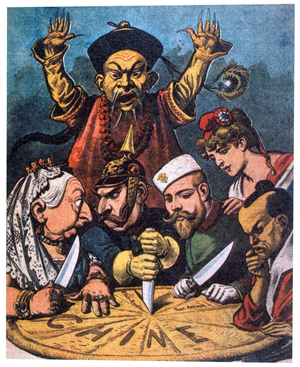 Čínský dort, 1898 od Henri Meyer