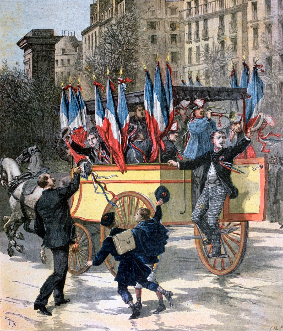 Branci z roku 1892, 1892 od Henri Meyer