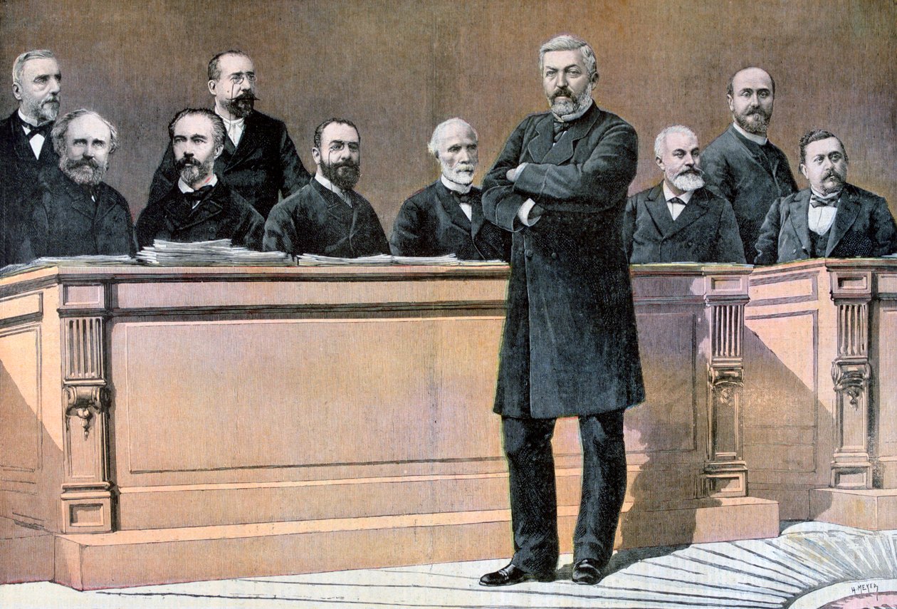 Přední lavice francouzské vlády, 1891 od Henri Meyer