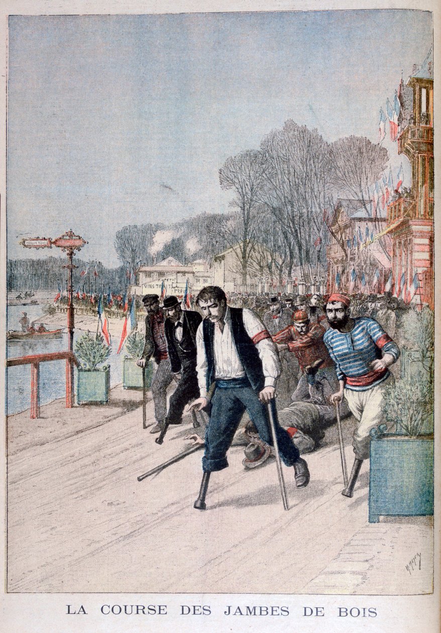 Závod dřevěných nohou, 1895 od Henri Meyer