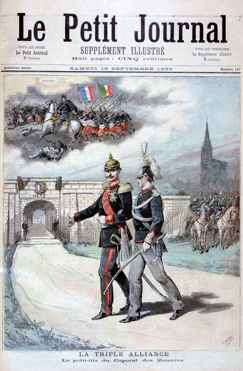 Trojitá aliance, Německo, Rakousko-Uhersko a Itálie, 1894 od Henri Meyer