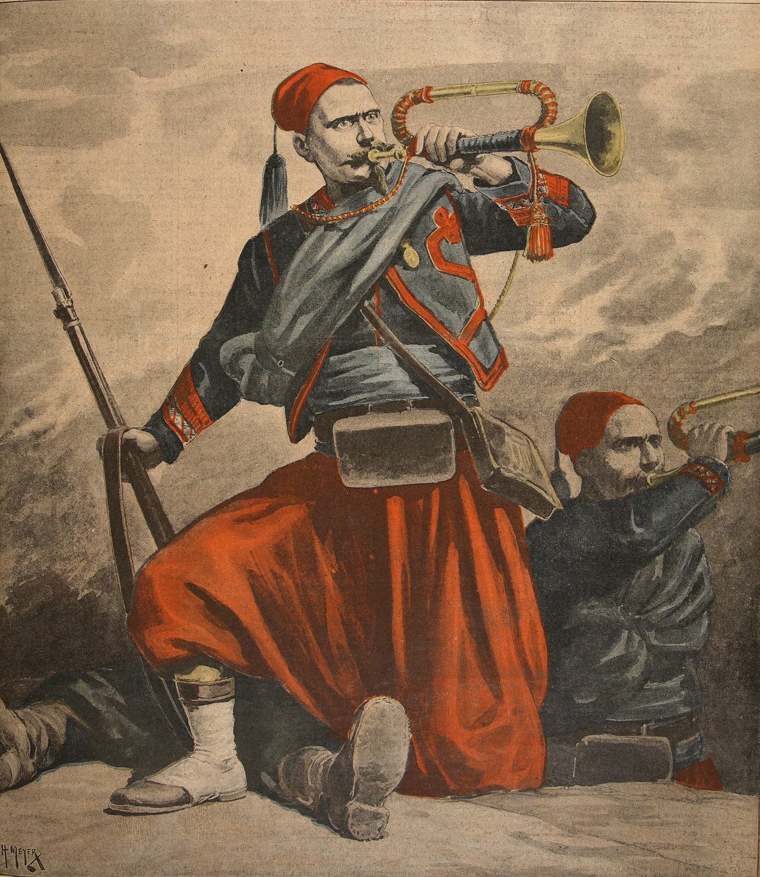 Trubači z Malakoffu, ilustrace z "Le Petit Journal: Supplement illustre", 27. března 1898 od Henri Meyer