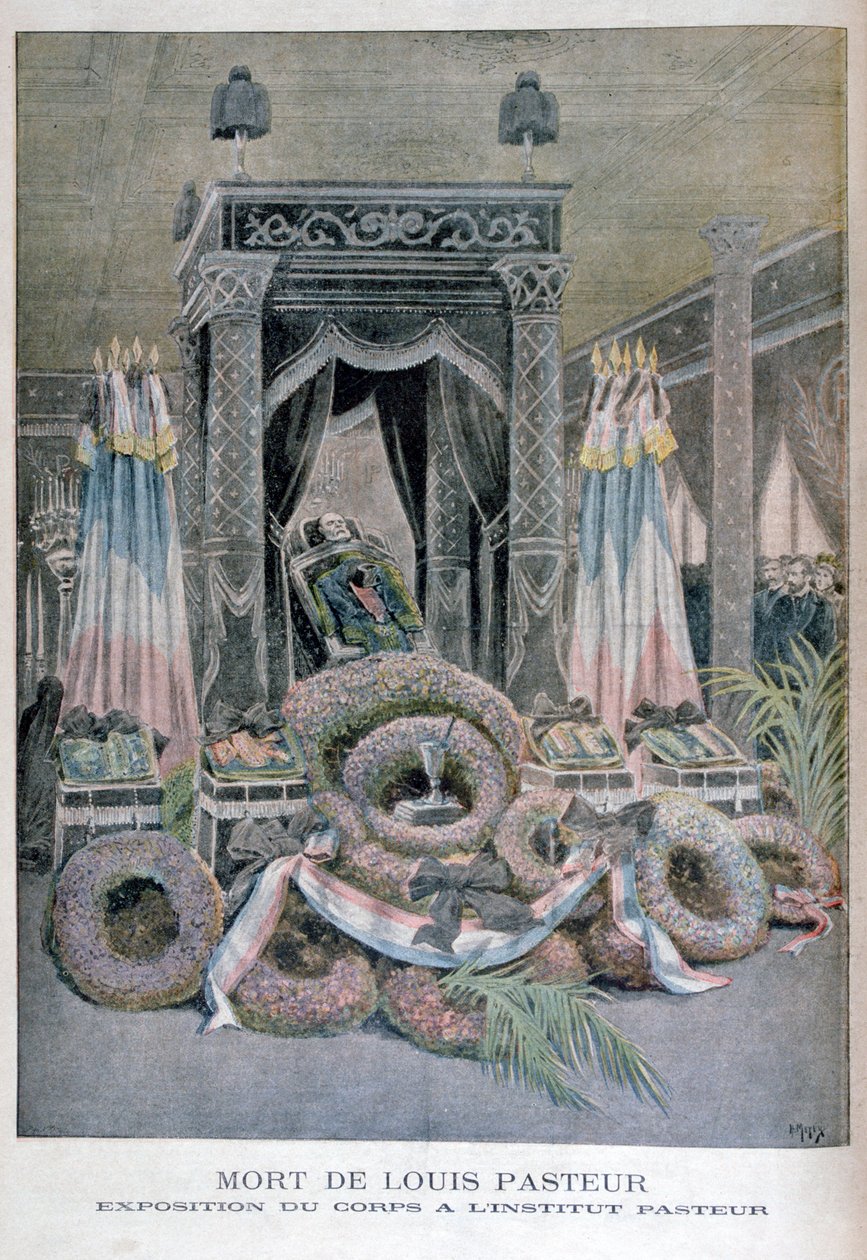 Smrt Louise Pasteura, francouzského chemika, 1895 od Henri Meyer