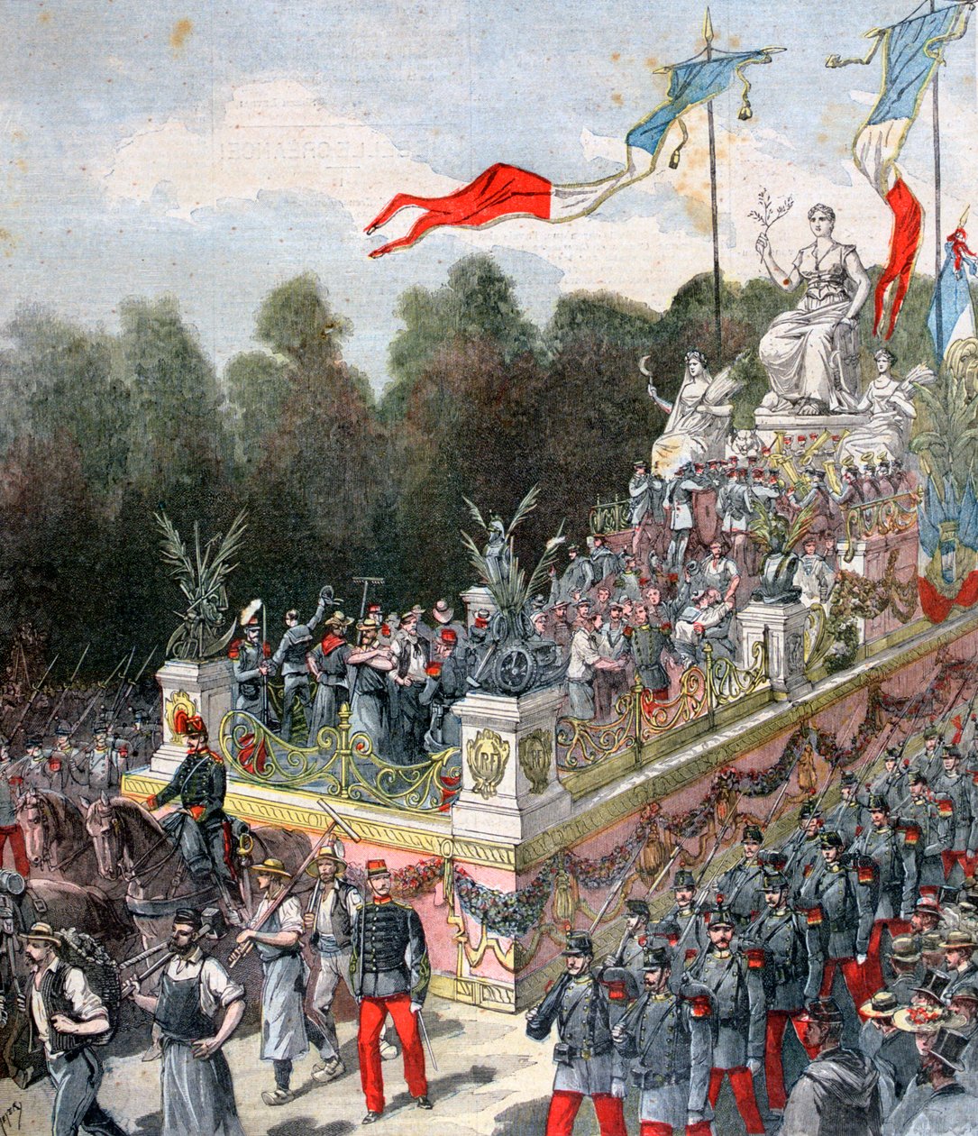 Plavidlo harmonie a míru, národní osud, 22. září, Francie, 1892 od Henri Meyer