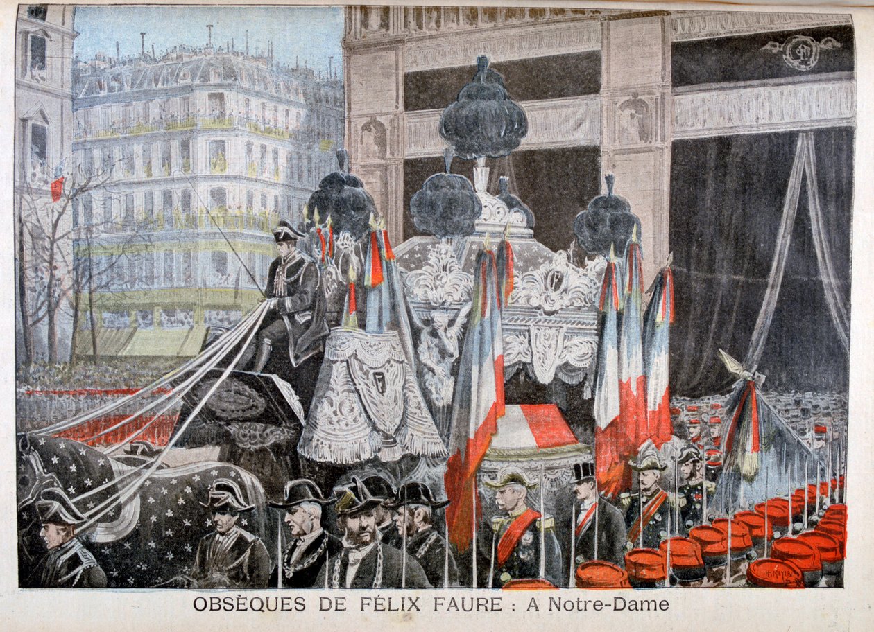 Pohřeb prezidenta Félixe Faureho dne 23. února 1899 od Henri Meyer