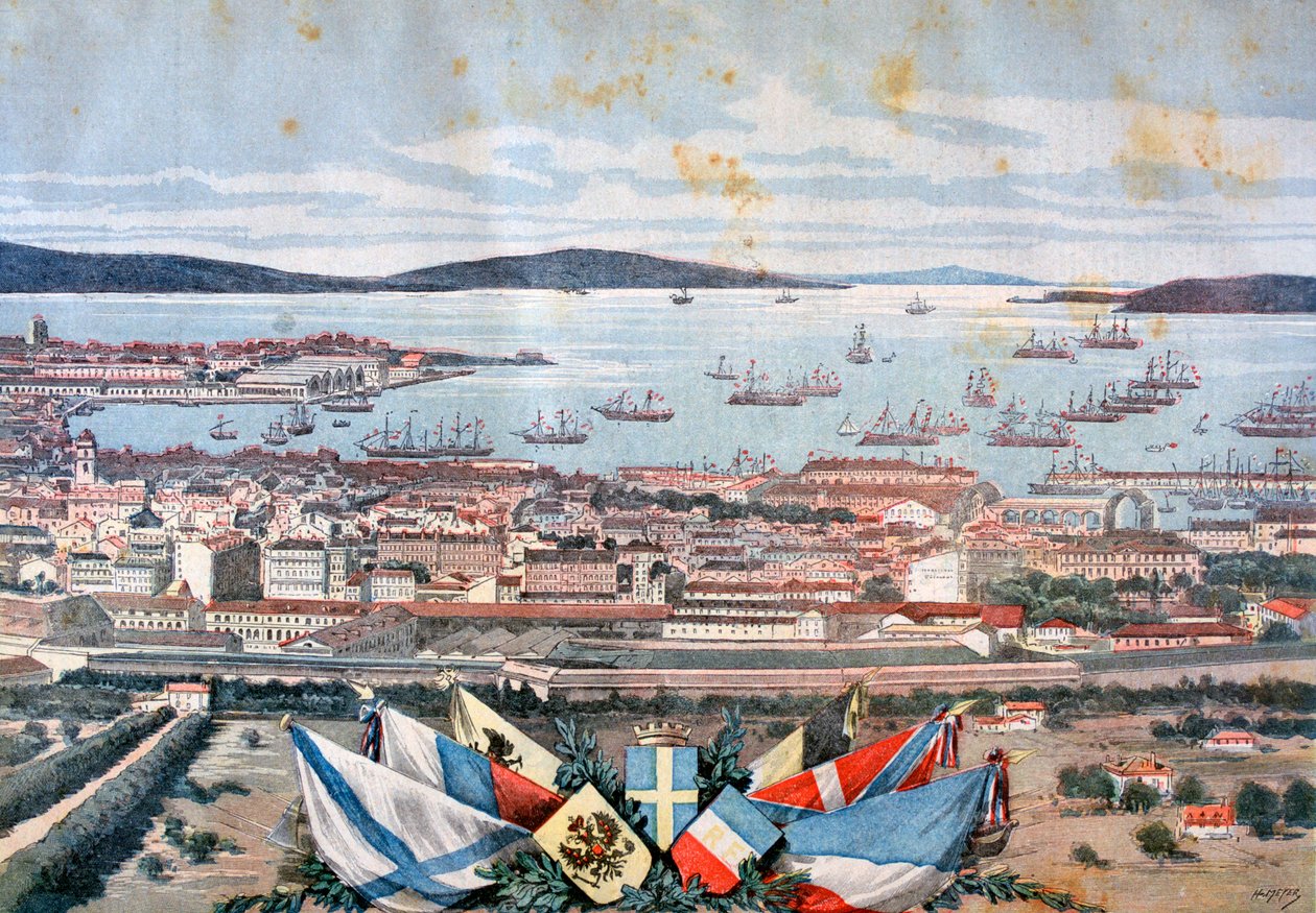 Přístav Toulon, 1893 od Henri Meyer
