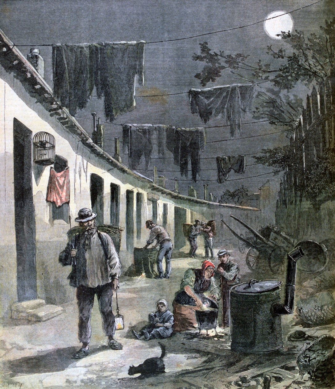 Muž z hadru a kostí z Paříže, 1892 od Henri Meyer