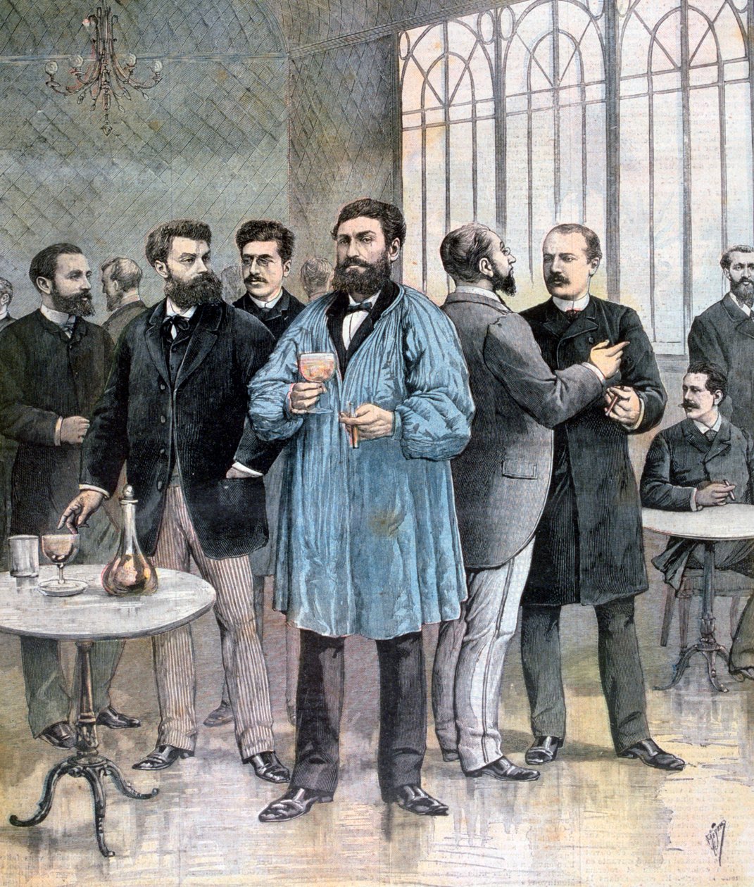 Bar s občerstvením, Poslanecká sněmovna Francie, Paříž, 1892 od Henri Meyer