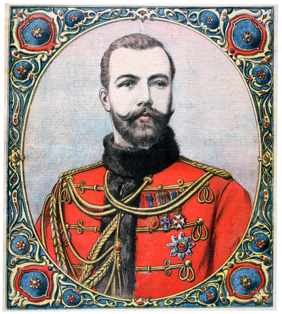 Car Nicholas II Ruska, 1894 od Henri Meyer