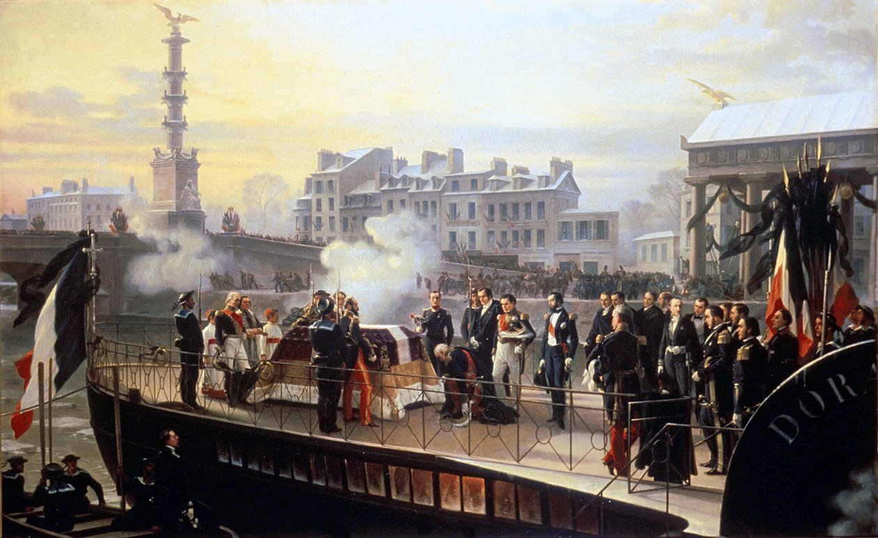 návrat Napoleonova popela v Courbevoie od Henri Philippoteaux