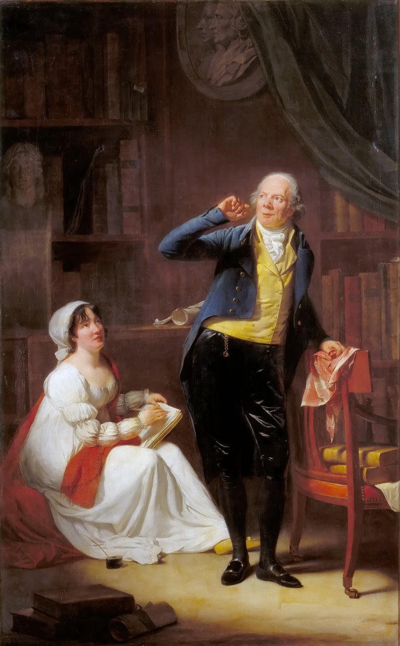 Jacques Delille a jeho manželka od Henri Pierre Danloux