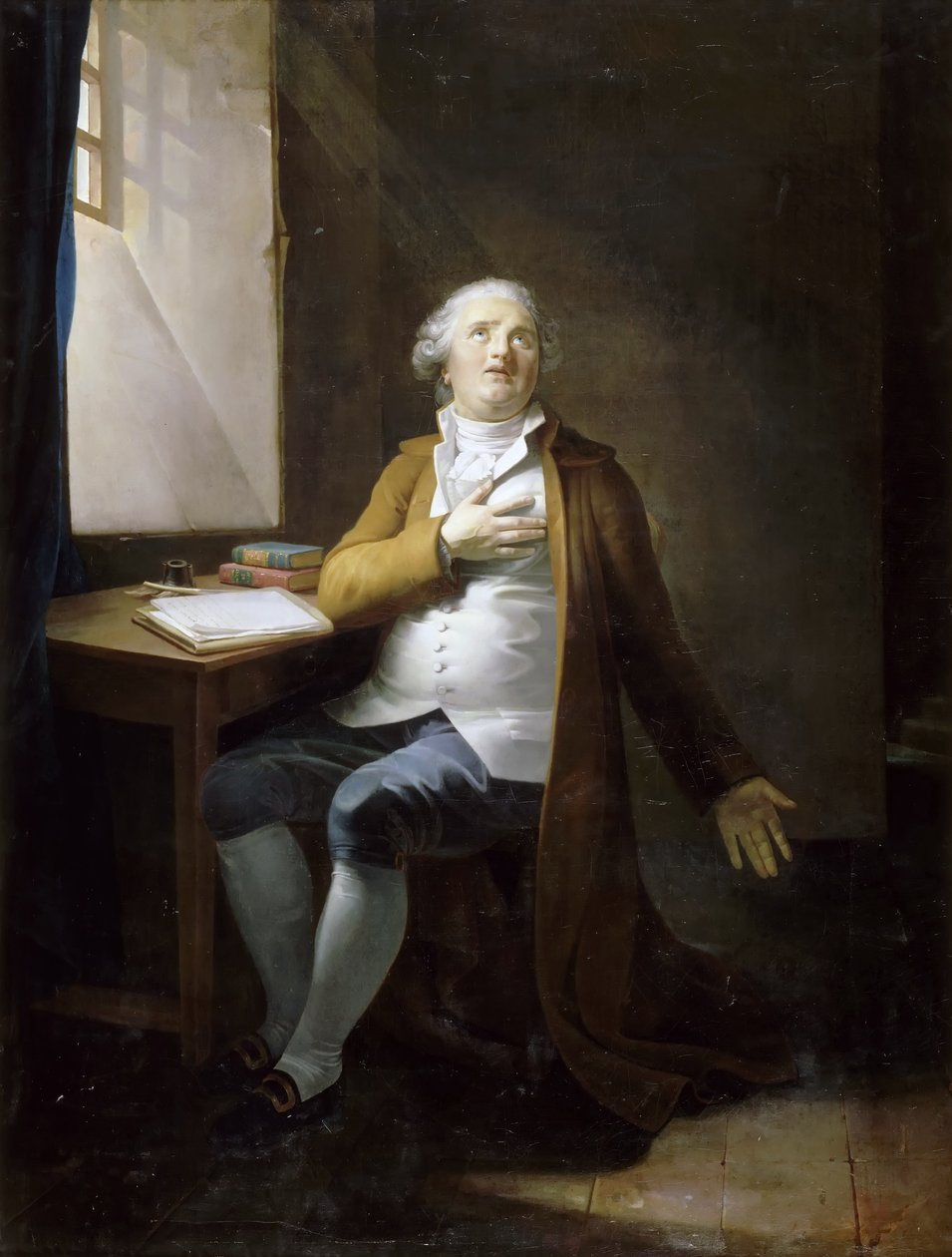 Ludvík XVI. v chrámu od Henri Pierre Danloux