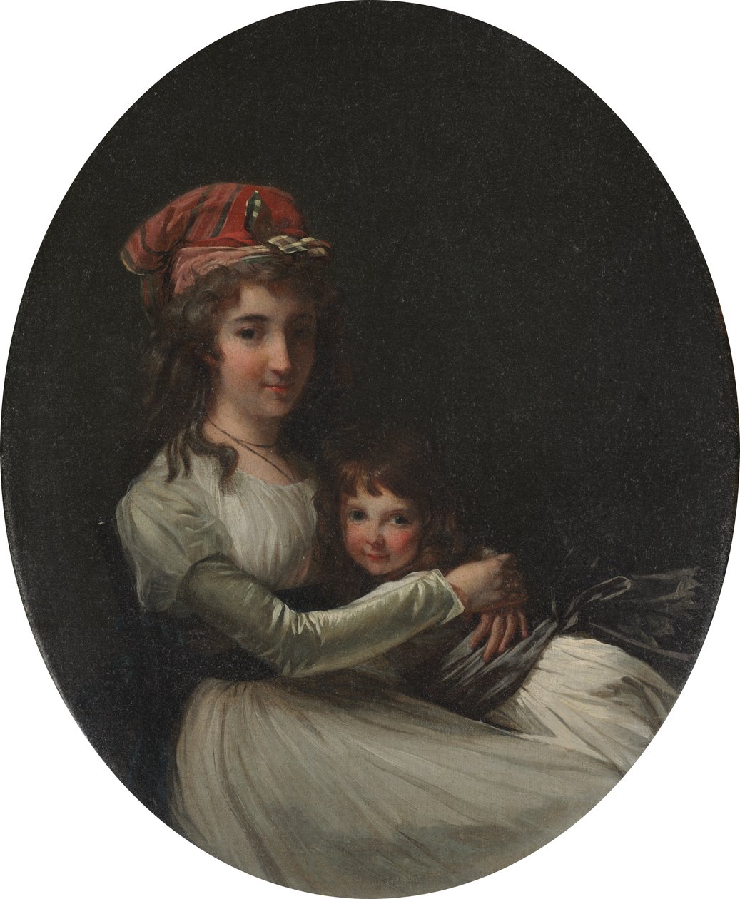 Portrét matky a dcery, asi 1794-95 (olej na plátně) od Henri Pierre Danloux
