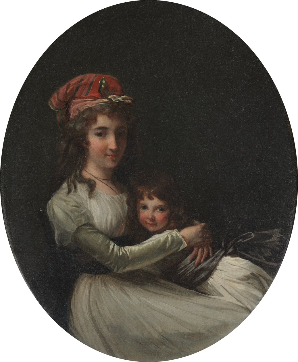 Portrét matky a dcery, c. 1794-95. od Henri Pierre Danloux
