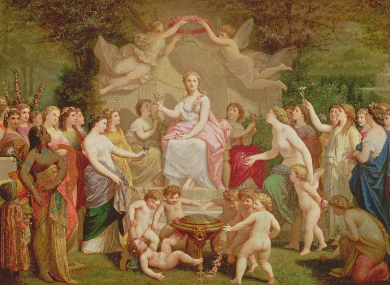 Alegorie jara, 1871 od Henri Pierre Picou