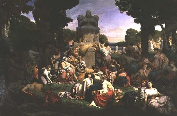Pocta přírodě, 1850 od Henri Pierre Picou