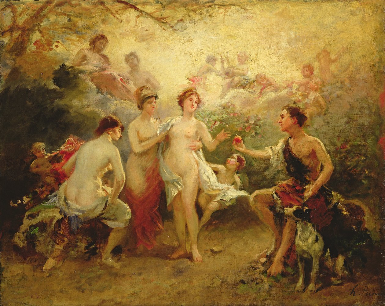Soud v Paříži od Henri Pierre Picou