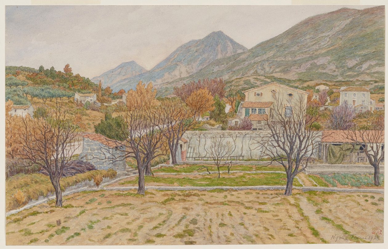 Umgebung von Nyons od Henri Rivière