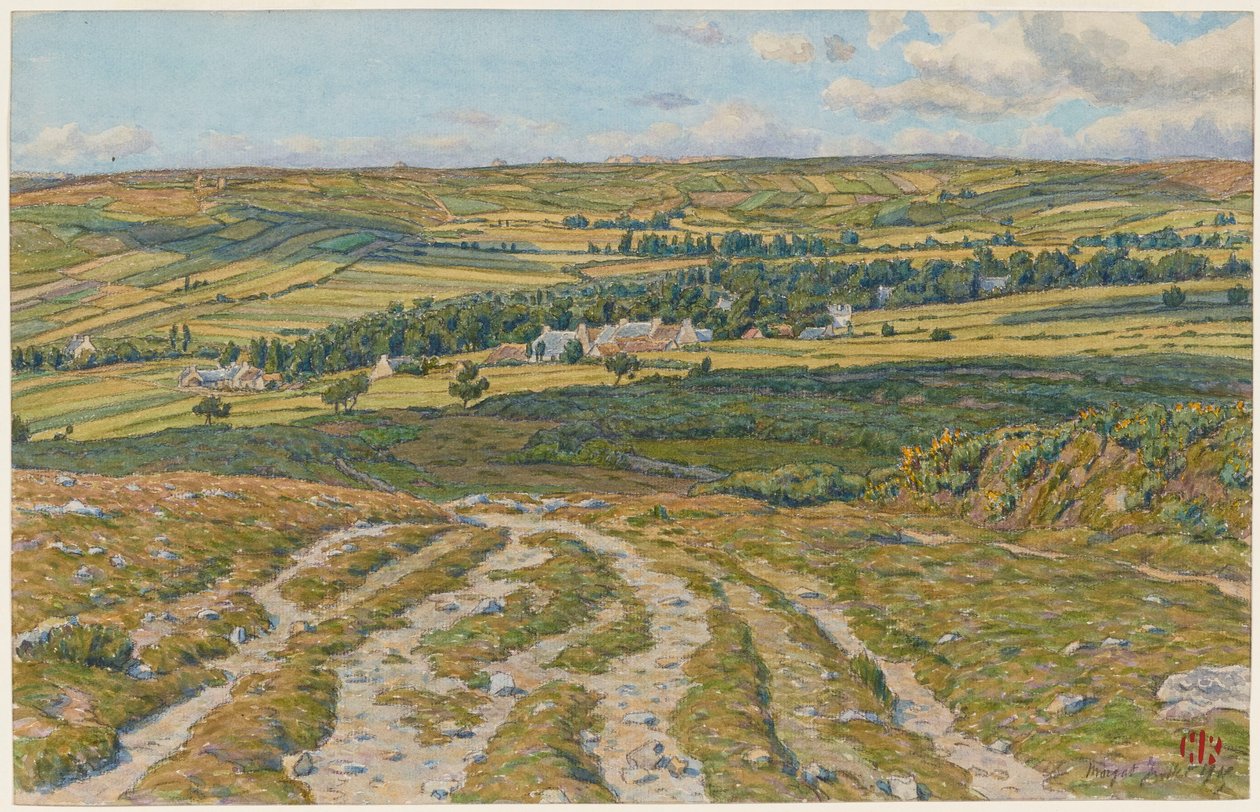 Landes de Lesquiffinec. Morgat od Henri Rivière