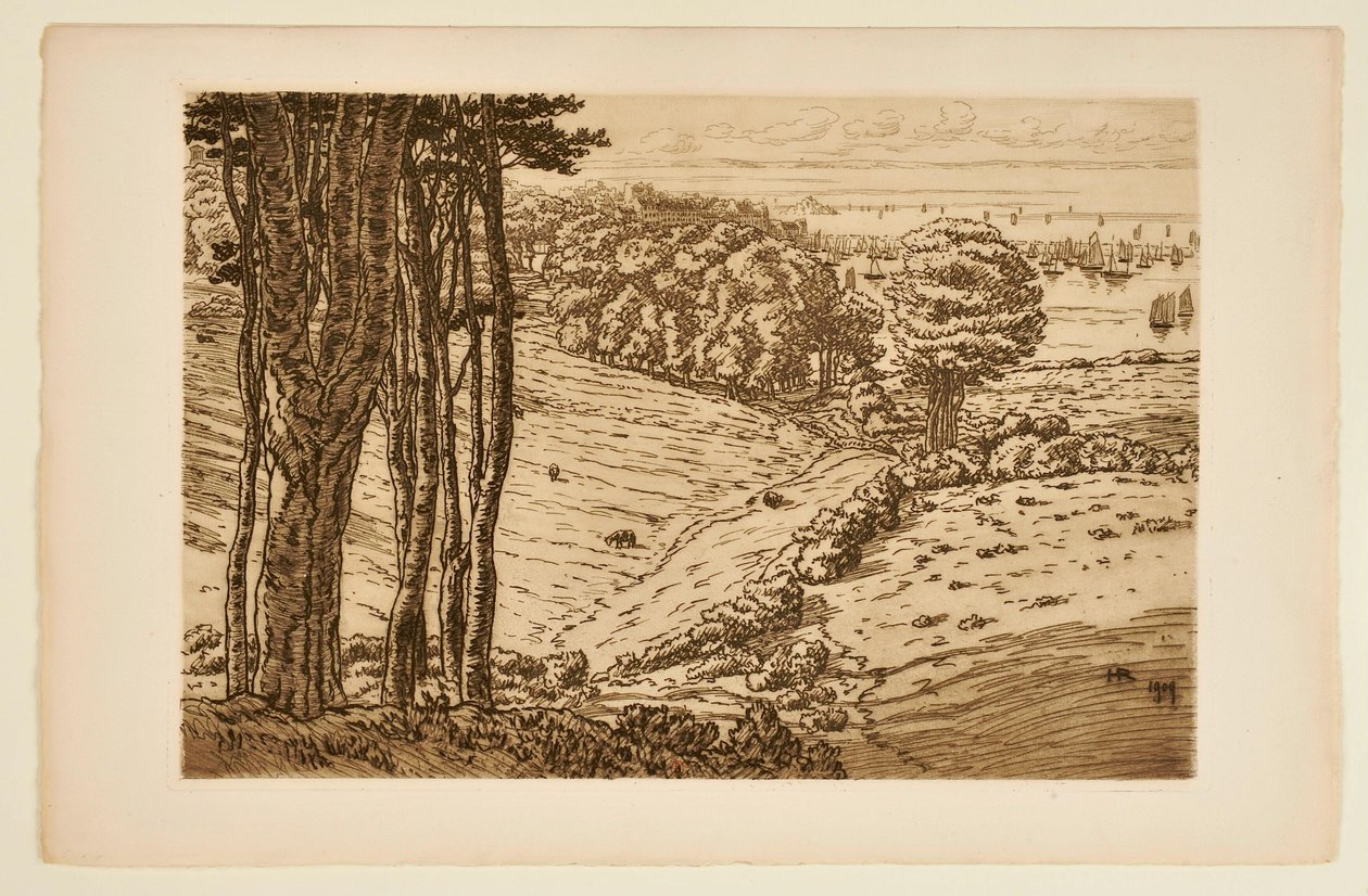 [Přístav v Douarnenez] od Henri Rivière