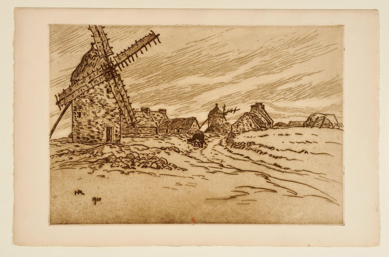 [Mlýny v La Palue] od Henri Rivière