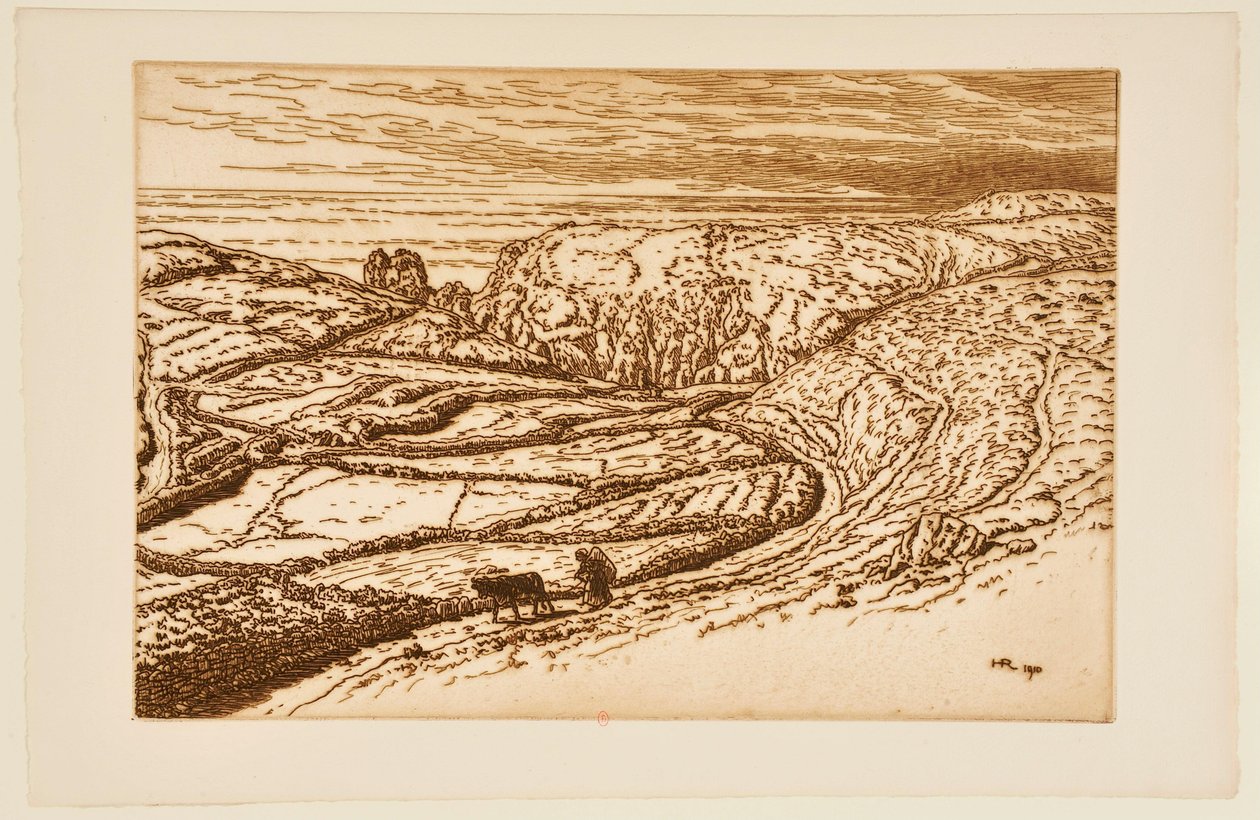 [Bretonská krajina] od Henri Rivière