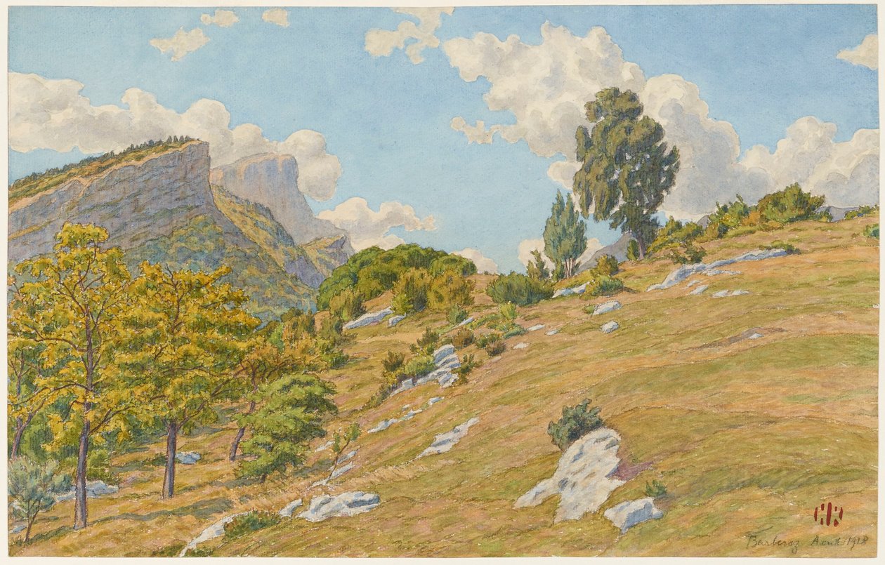 Plateaux de Barberaz od Henri Rivière