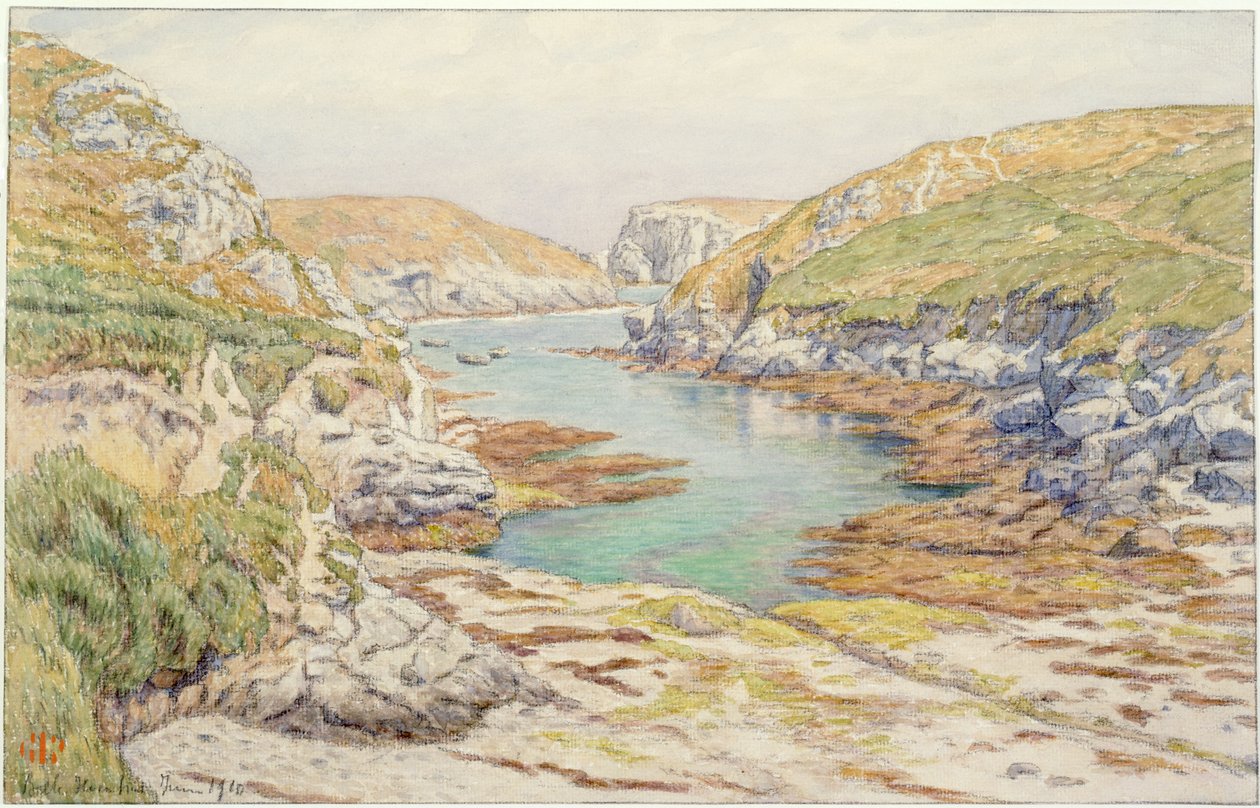 Sterhouen [Stêr-Ouen]. Belle-Isle-en-mer od Henri Rivière