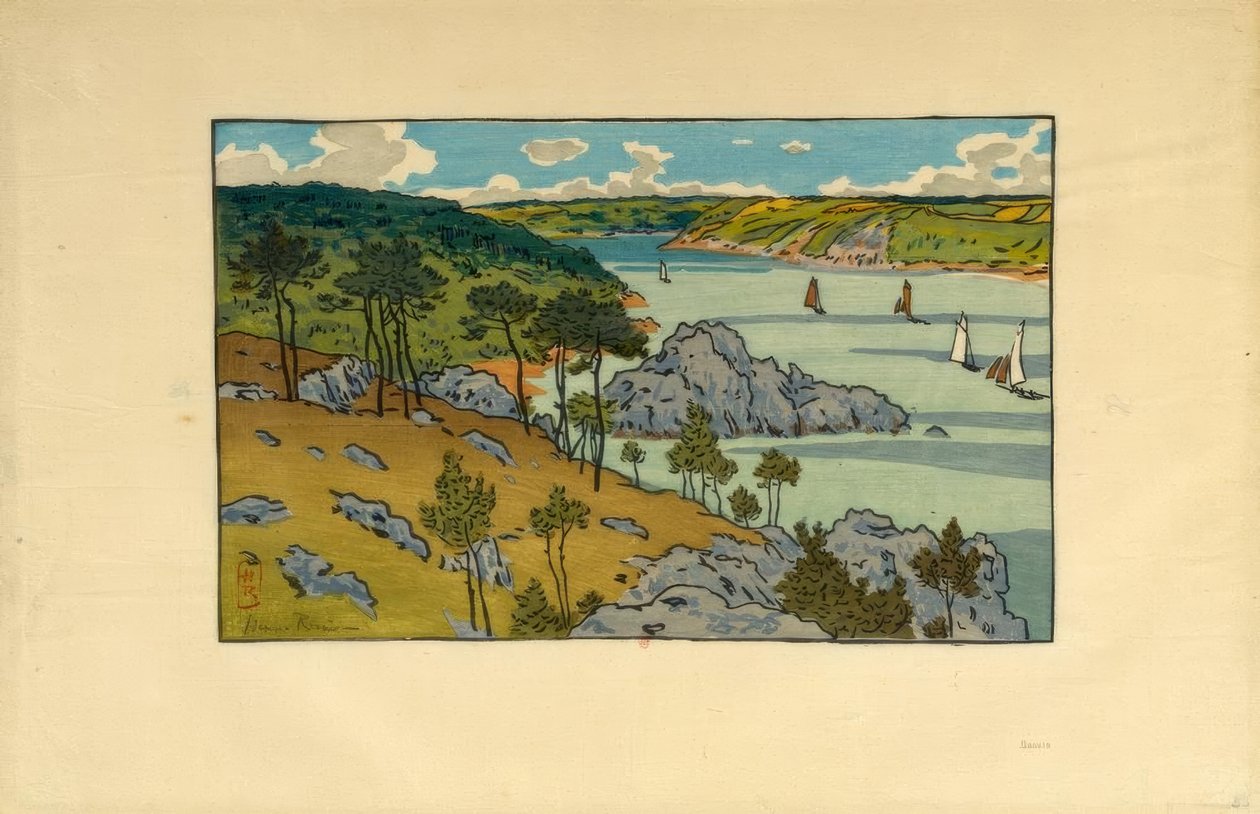 Ústí Trieux (Loguivy) od Henri Rivière