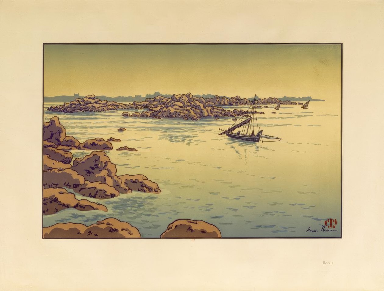 Zátoka Douarnenez od Henri Rivière