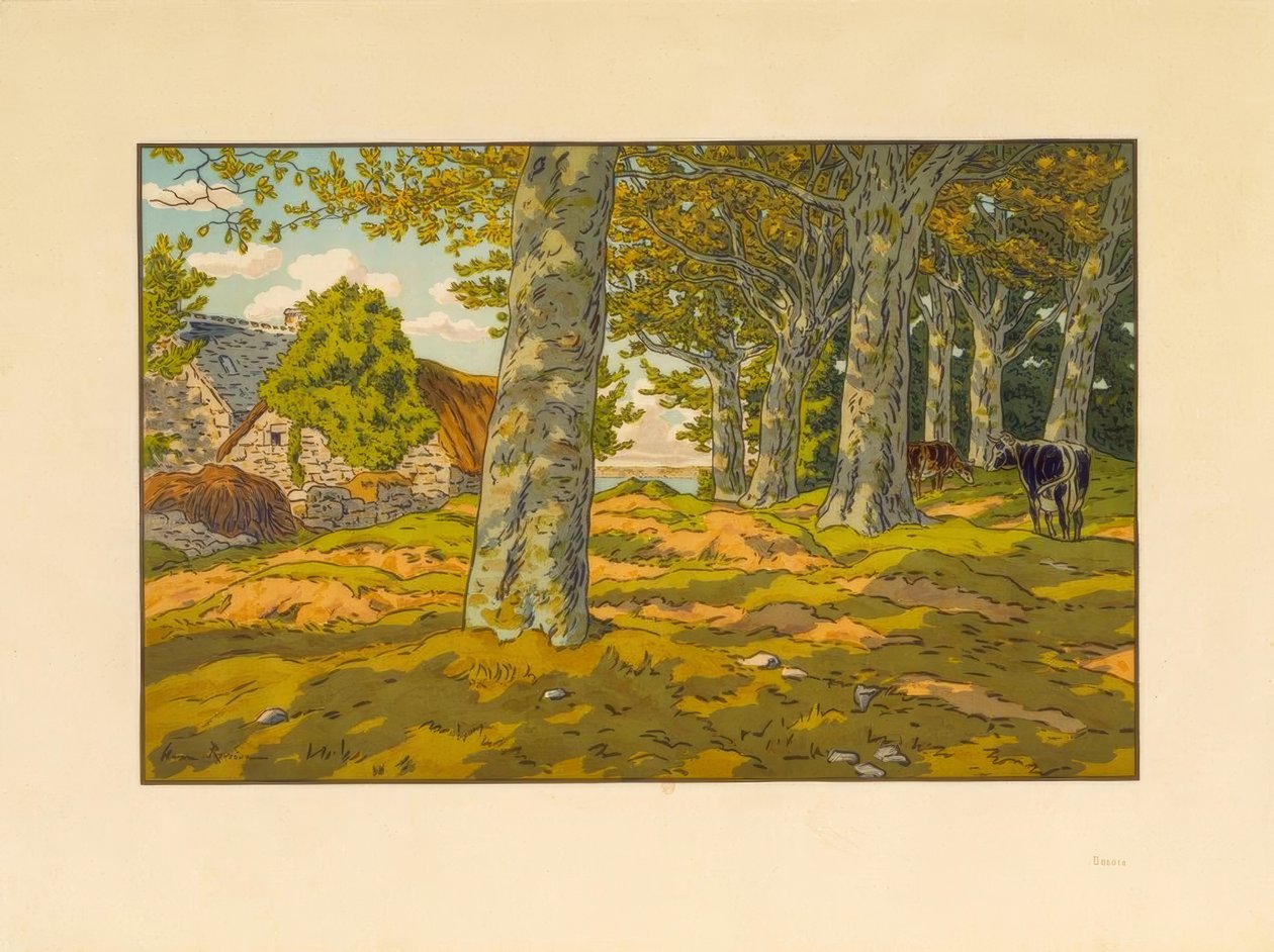 Bukové dřevo v Kerzadernu od Henri Rivière