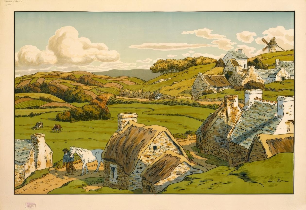 Vesnice od Henri Rivière