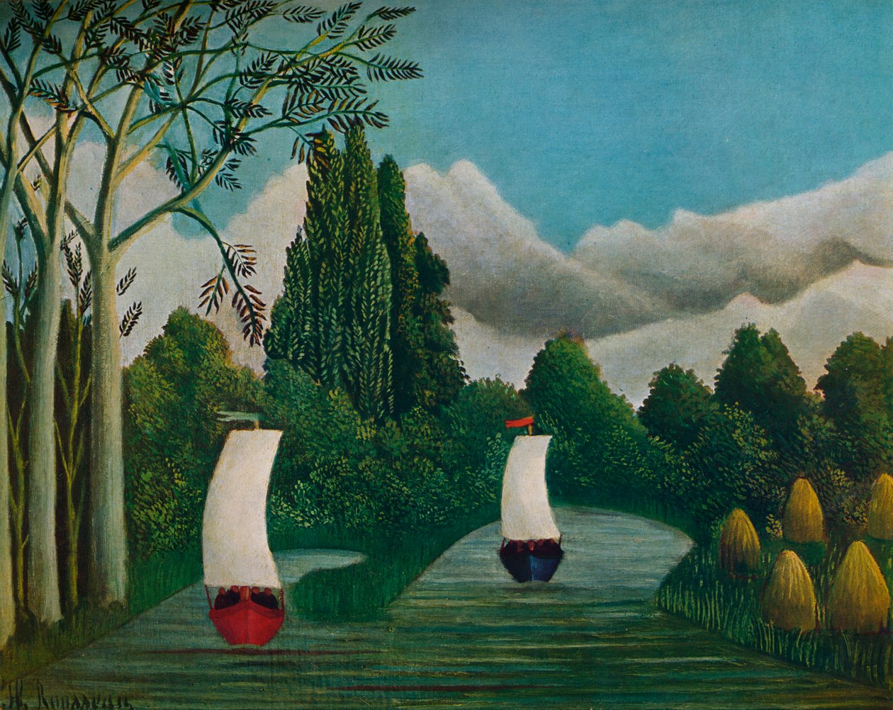 Banks of the Oise, 1905 od Henri Rousseau