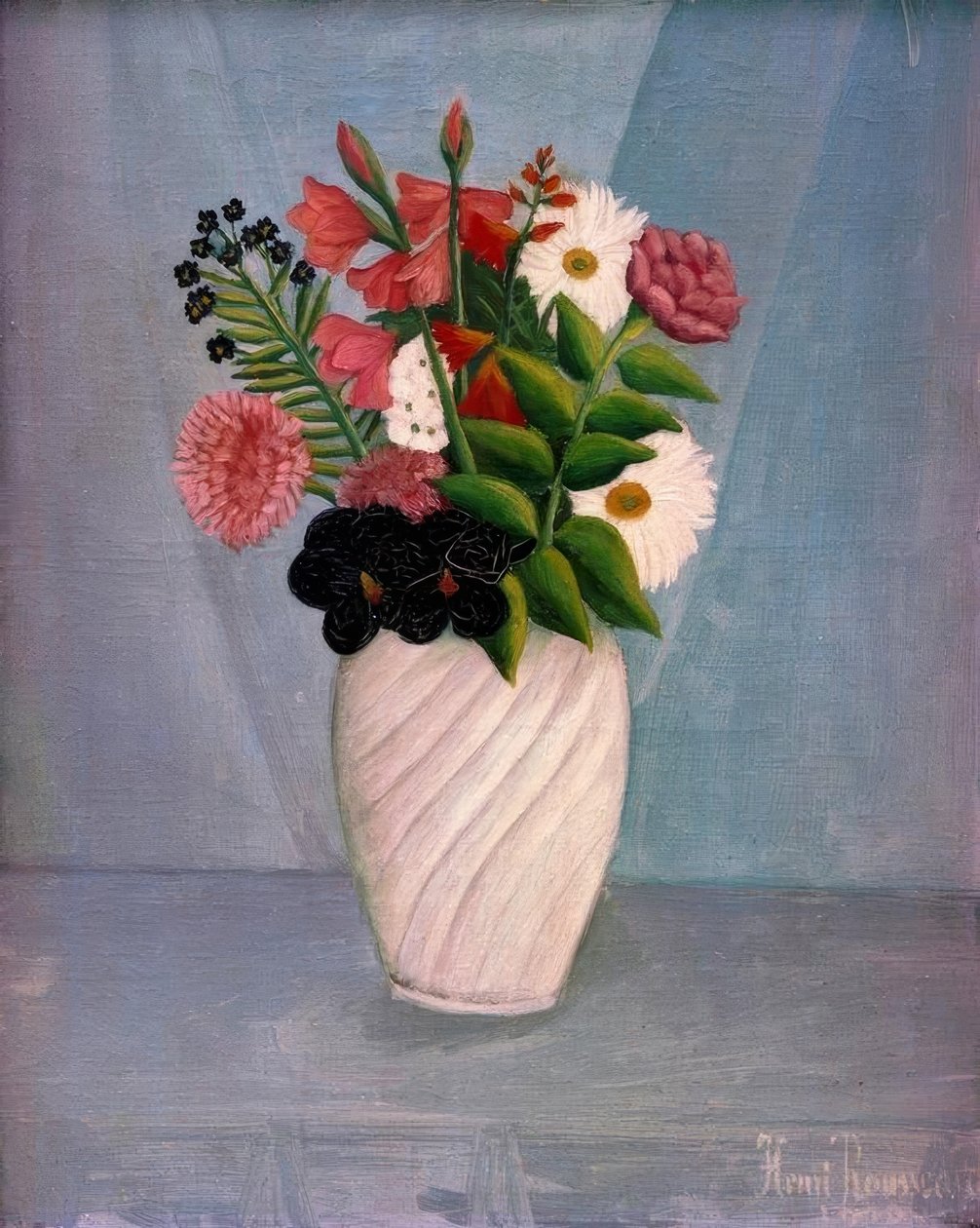 Kytice květin od Henri Rousseau