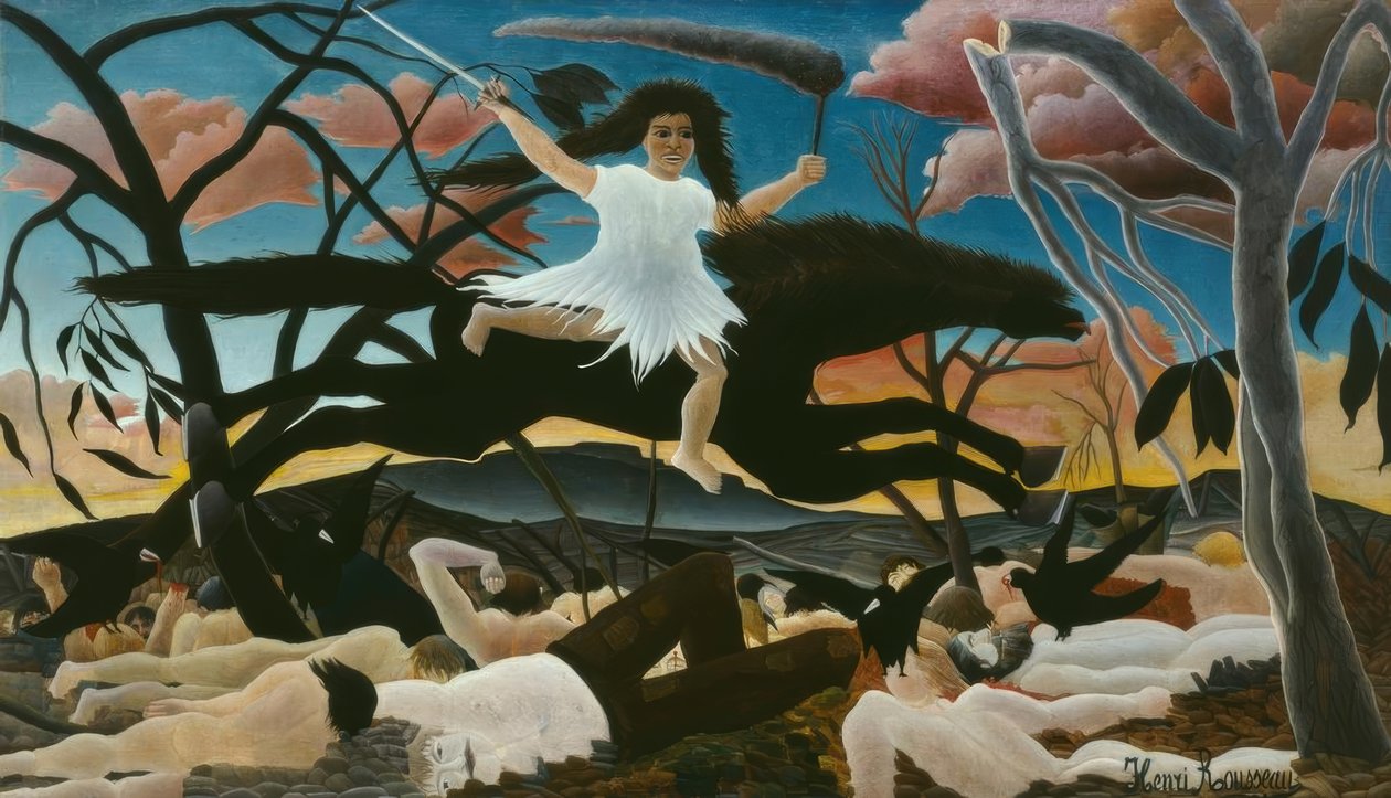 Válka nebo jízda sváru od Henri Rousseau