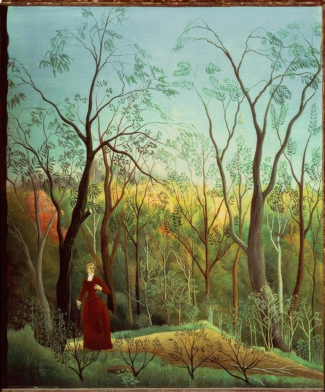 Procházka v lese od Henri Rousseau