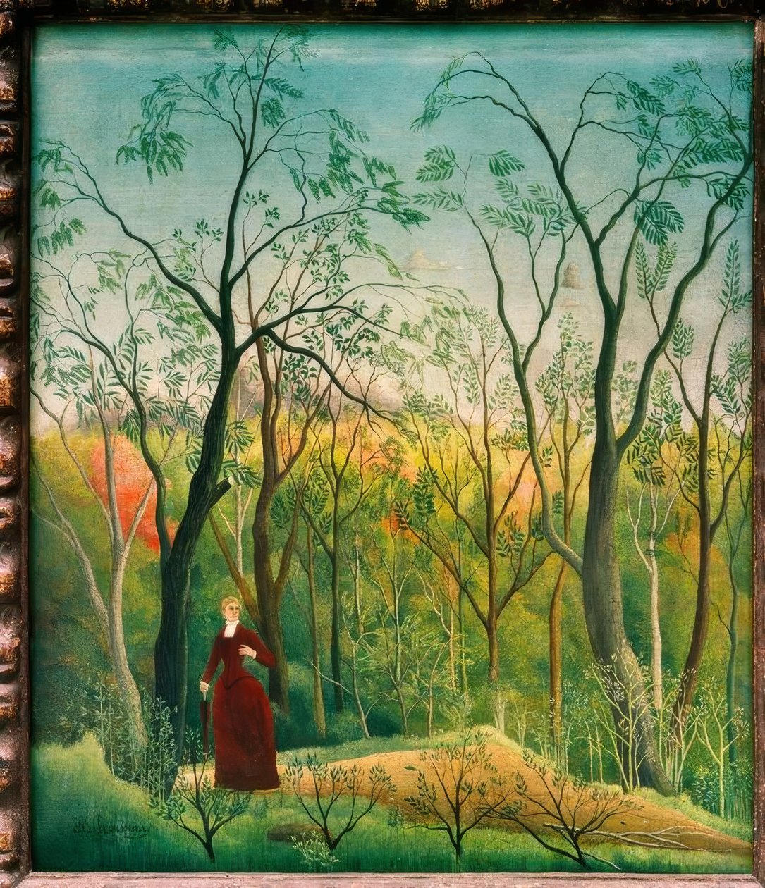 Procházka v lese od Henri Rousseau