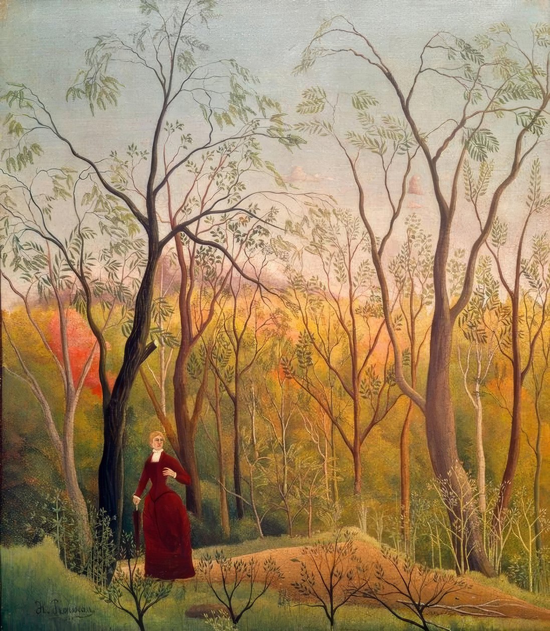 Procházka v lese od Henri Rousseau
