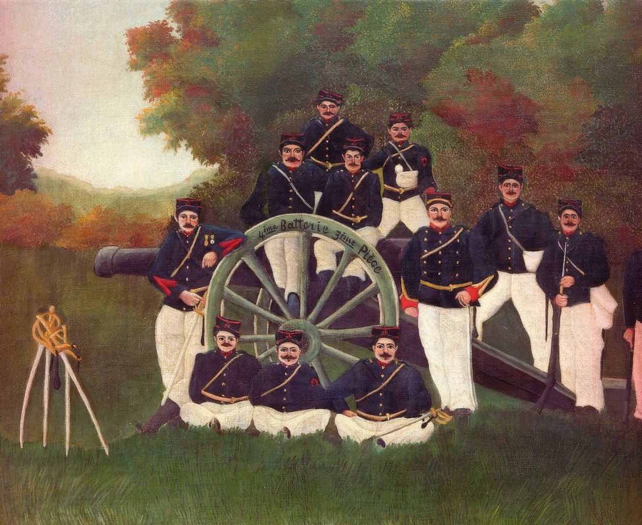 Gunners od Henri Rousseau