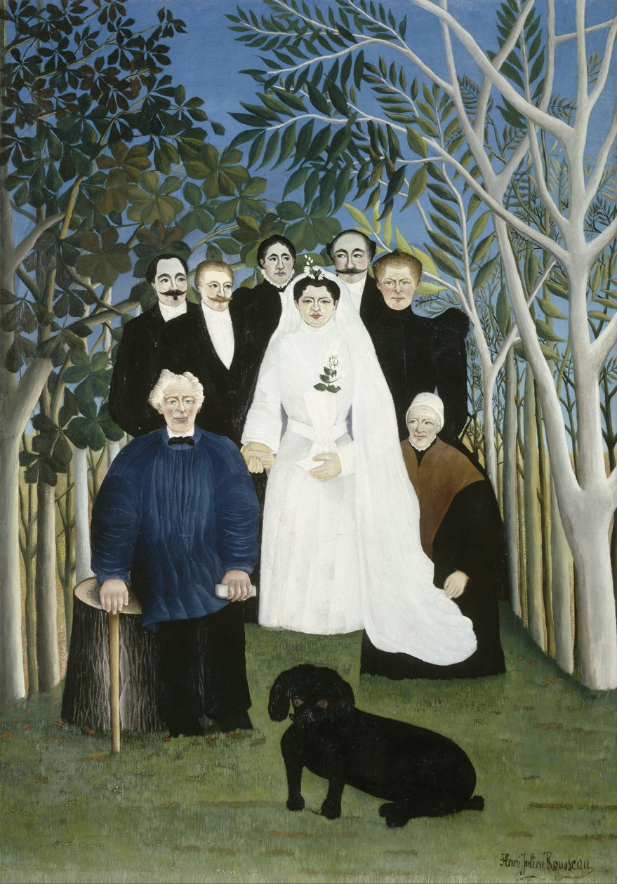 Svatební párty od Henri Rousseau