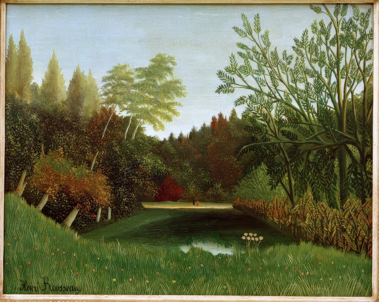 Pohled na Bois de Boulogne od Henri Rousseau