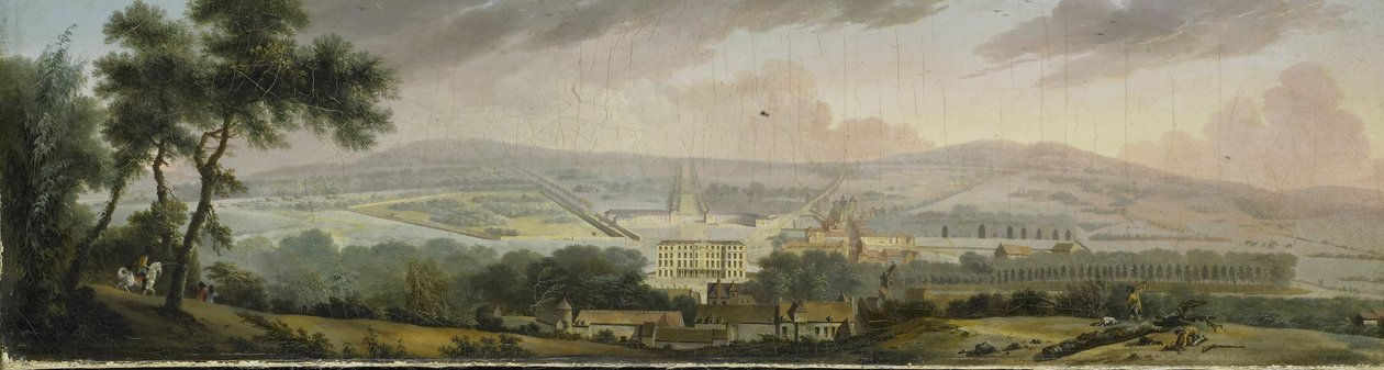 Pohled na zadní část paláce od Henri Sallembier