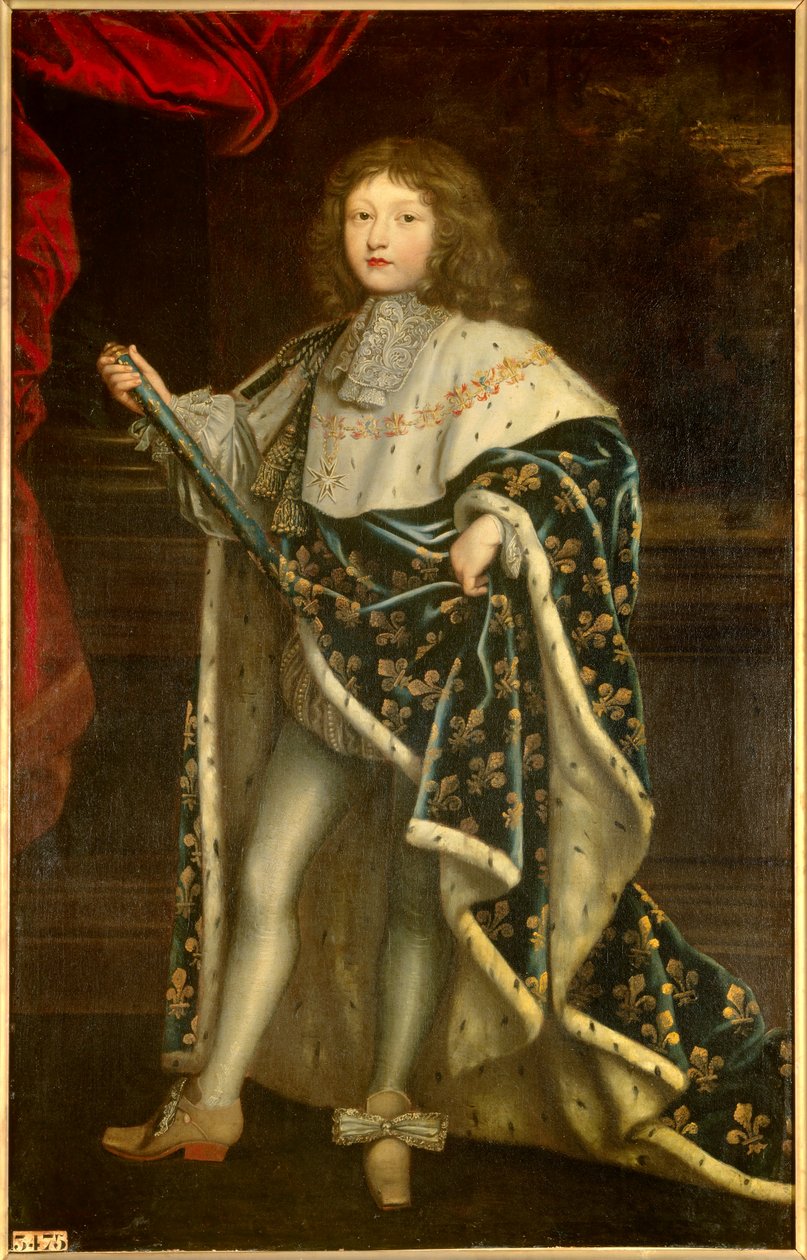 Portrét dítěte Ludvíka XIV (1638 - 1715) v posvátném kostýmu. Obraz Henriho Testelina (1616 - 1695) od Henri Testelin