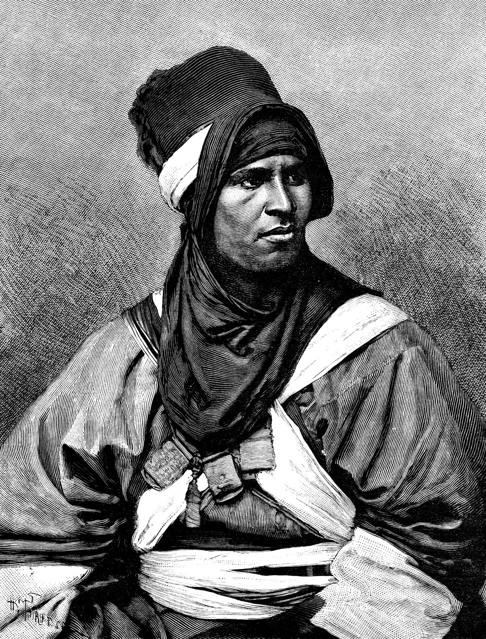 Muž z Targui, 1895. od Henri Thiriat