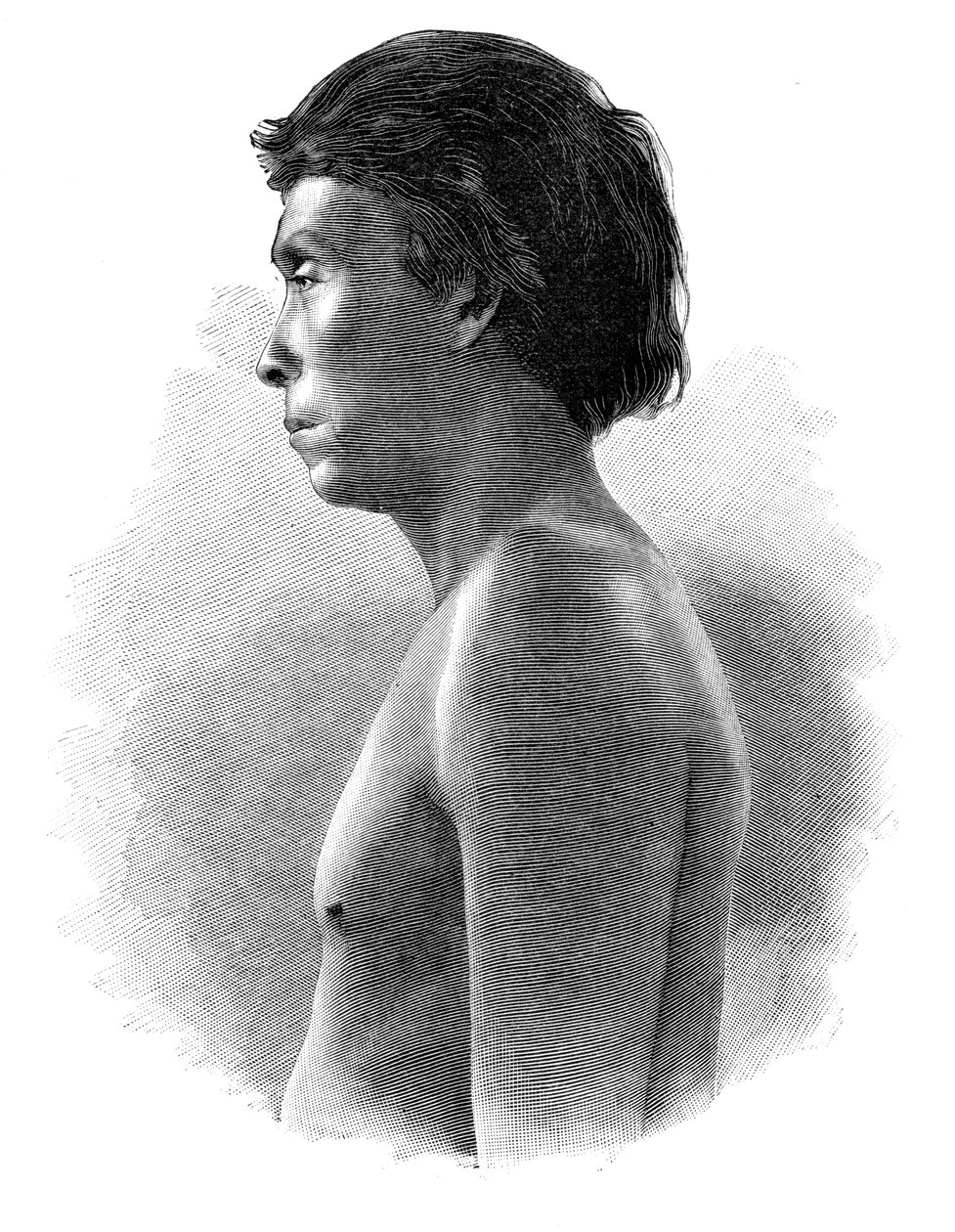 Indián Guatsu, Střední Amerika, c1890 od Henri Thiriat